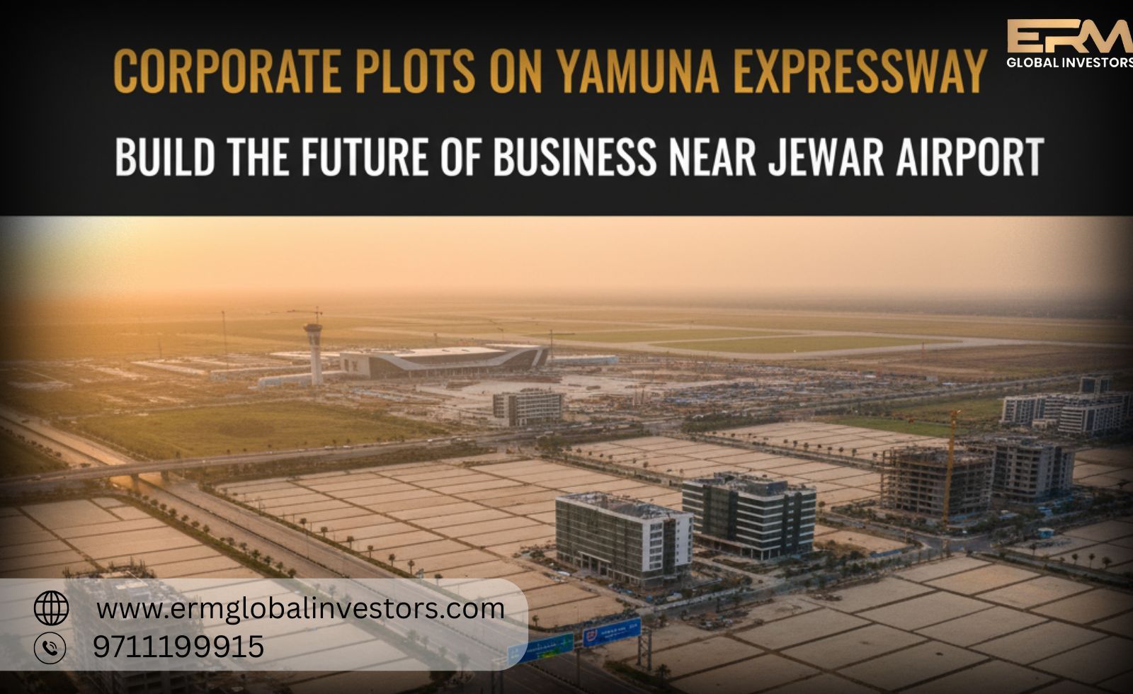 Corporate Plots on Yamuna Expressway – Build the Future of Business Near Jewar Airport